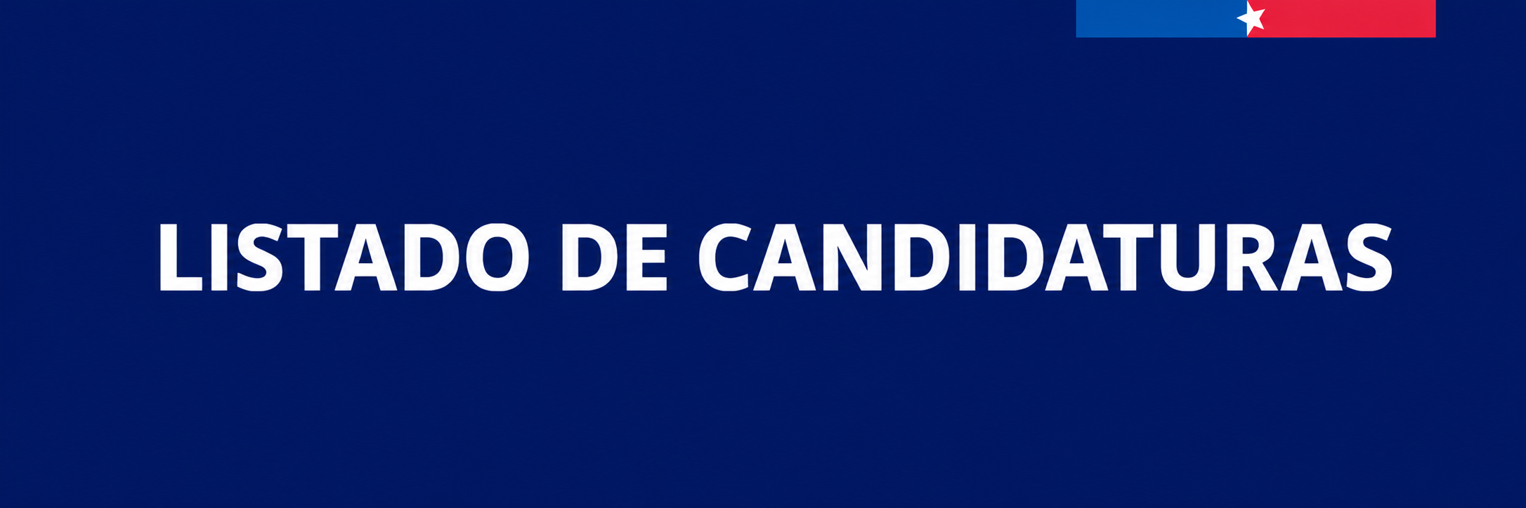 Listado de candidaturas